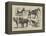 The May Horse Procession at Newcastle-null-Framed Premier Image Canvas