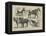 The May Horse Procession at Newcastle-null-Framed Premier Image Canvas