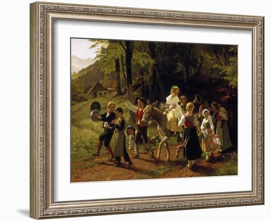 The May Queen, 1867-Hubert Salentin-Framed Giclee Print