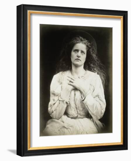 The May Queen-Julia Margaret Cameron-Framed Photographic Print