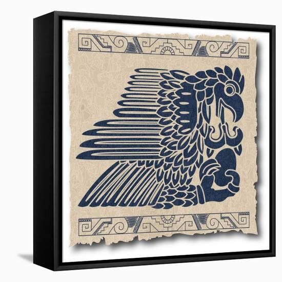 The Mayan And Inca Tribal On Old Paper-sdmix-Framed Stretched Canvas