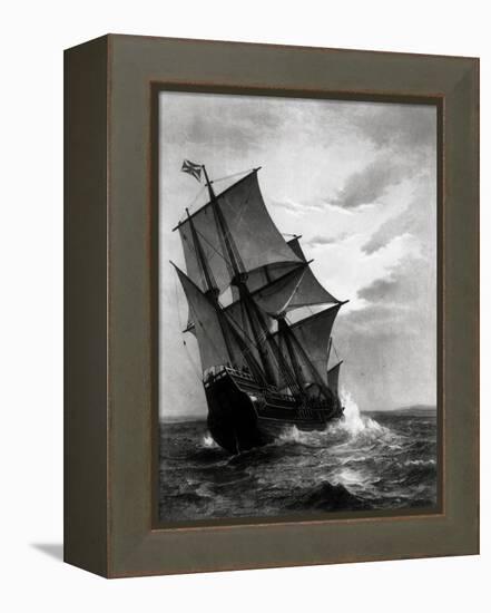 The Mayflower, Engraved and Pub. by John A. Lowell, Boston, 1905-Marshall Johnson-Framed Premier Image Canvas