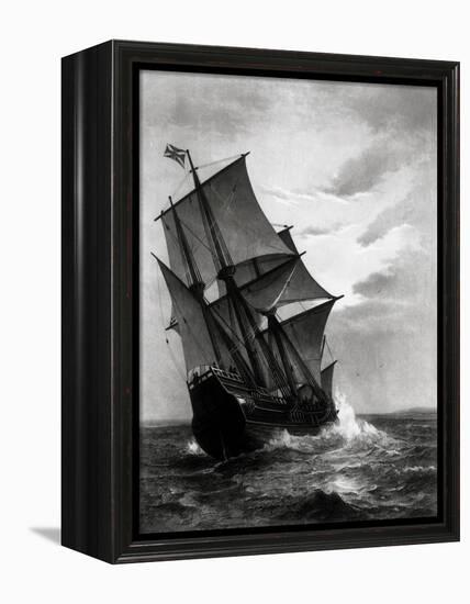 The Mayflower, Engraved and Pub. by John A. Lowell, Boston, 1905-Marshall Johnson-Framed Premier Image Canvas