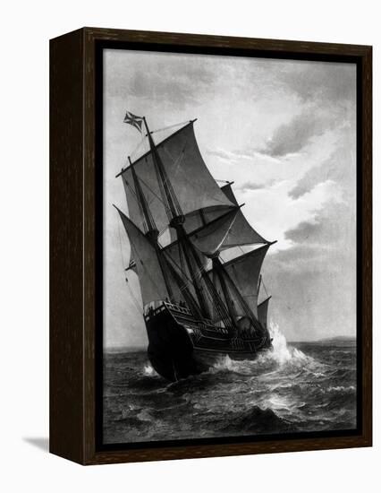 The Mayflower, Engraved and Pub. by John A. Lowell, Boston, 1905-Marshall Johnson-Framed Premier Image Canvas