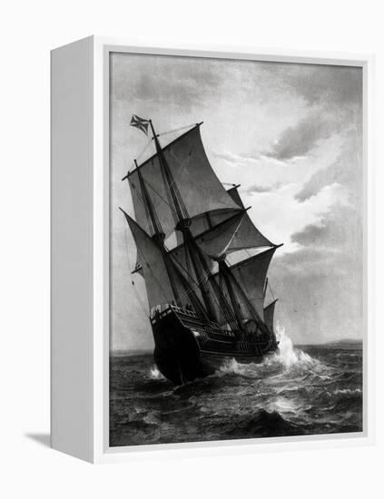 The Mayflower, Engraved and Pub. by John A. Lowell, Boston, 1905-Marshall Johnson-Framed Premier Image Canvas