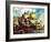 The Mayflower Leaves Plymouth-McConnell-Framed Giclee Print