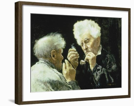 The Mayor and His Advisor-Jean François Raffaelli-Framed Giclee Print