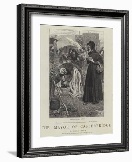 The Mayor of Casterbridge-Robert Barnes-Framed Giclee Print