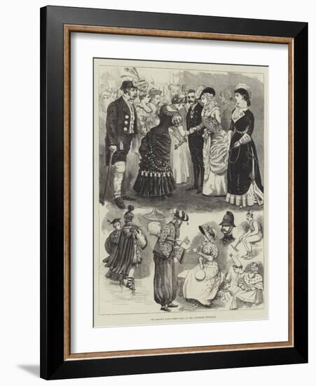 The Mayor's Fancy-Dress Ball at the Liverpool Townhall-Alfred Courbould-Framed Giclee Print