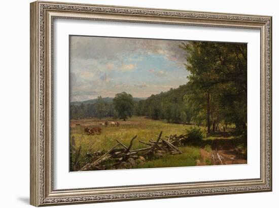 The Meadow, c.1870-Thomas Worthington Whittredge-Framed Giclee Print