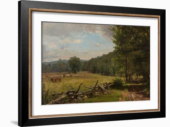 The Meadow, c.1870-Thomas Worthington Whittredge-Framed Giclee Print