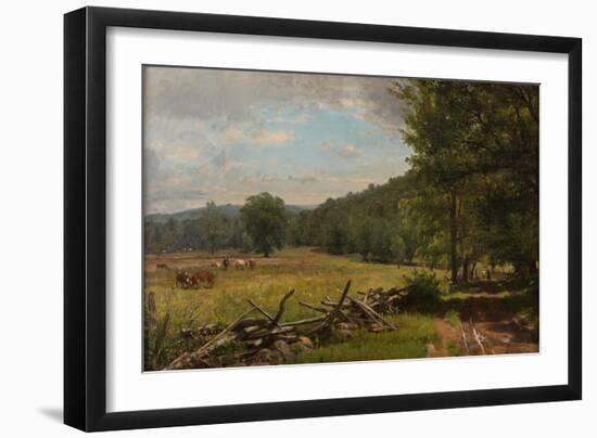 The Meadow, c.1870-Thomas Worthington Whittredge-Framed Giclee Print