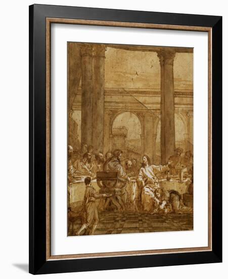 The Meal at the Pharisee Simon's House (Luke 7)-Giovanni Battista Tiepolo-Framed Giclee Print