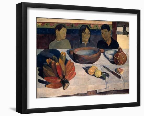 The Meal (Banana), 1891-Paul Gauguin-Framed Giclee Print