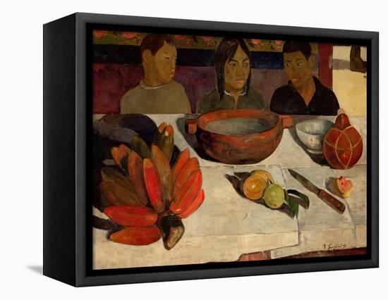 The Meal, Bananas, 1891-Paul Gauguin-Framed Premier Image Canvas