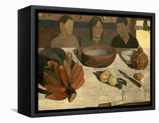 The Meal (The Bananas), 1891-Paul Gauguin-Framed Premier Image Canvas