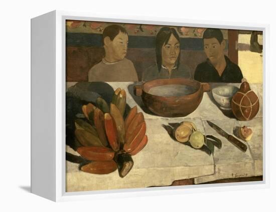 The Meal (The Bananas), 1891-Paul Gauguin-Framed Premier Image Canvas