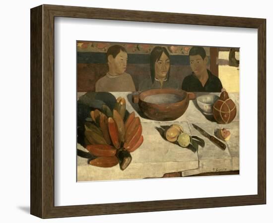 The Meal (The Bananas), 1891-Paul Gauguin-Framed Giclee Print