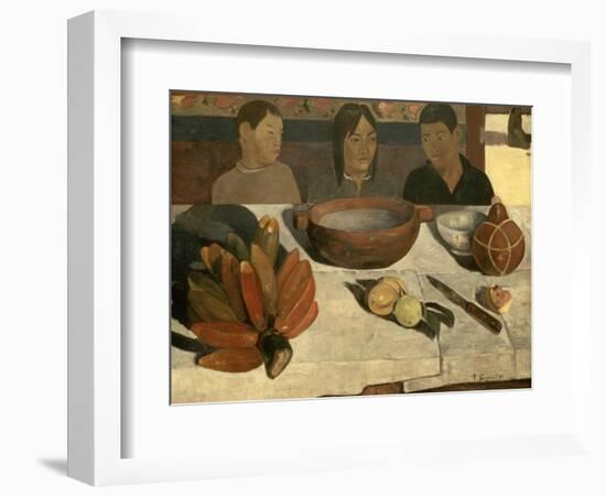 The Meal (The Bananas), 1891-Paul Gauguin-Framed Giclee Print