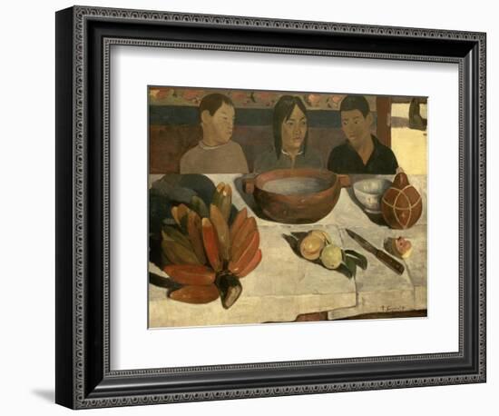 The Meal (The Bananas), 1891-Paul Gauguin-Framed Giclee Print