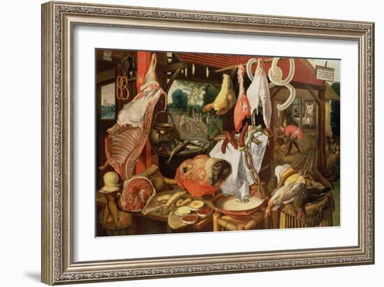 The Meat Stall, 1568-Pieter Aertsen-Framed Giclee Print