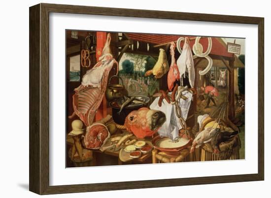 The Meat Stall, 1568-Pieter Aertsen-Framed Giclee Print