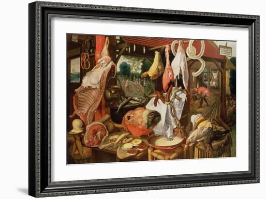 The Meat Stall, 1568-Pieter Aertsen-Framed Giclee Print