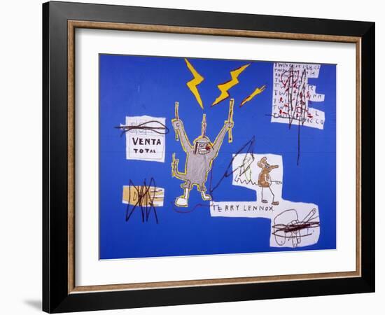 The Mechanics that always have a Gear Left Over, 1988-Jean-Michel Basquiat-Framed Giclee Print