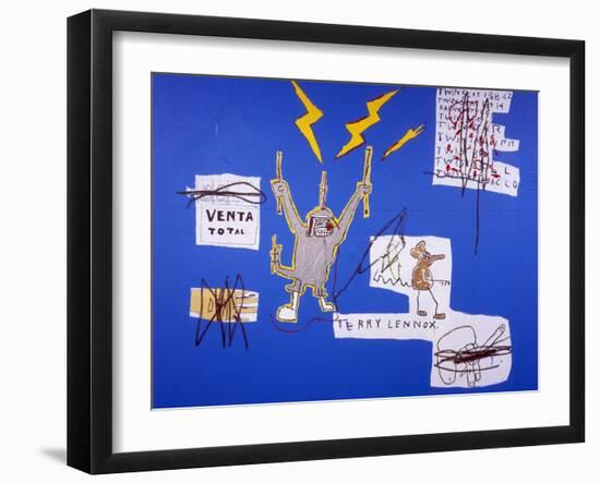 The Mechanics that always have a Gear Left Over, 1988-Jean-Michel Basquiat-Framed Giclee Print