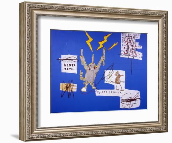 The Mechanics that always have a Gear Left Over, 1988-Jean-Michel Basquiat-Framed Giclee Print