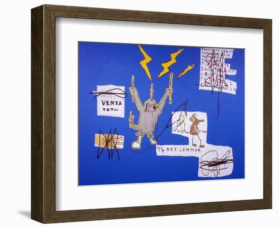 The Mechanics that always have a Gear Left Over, 1988-Jean-Michel Basquiat-Framed Giclee Print