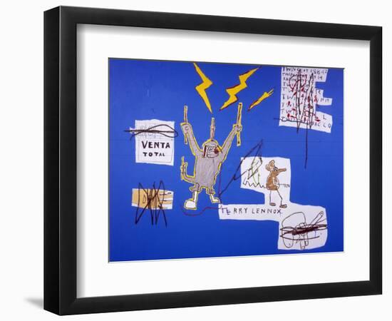 The Mechanics that always have a Gear Left Over, 1988-Jean-Michel Basquiat-Framed Giclee Print