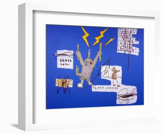 The Mechanics that always have a Gear Left Over, 1988-Jean-Michel Basquiat-Framed Giclee Print