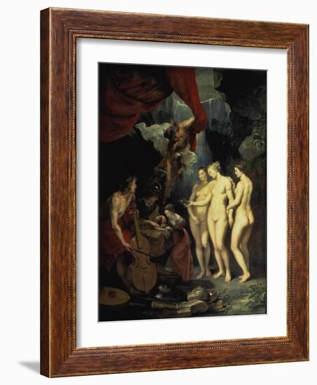 The Medici Cycle: Education of Marie De Medici, 1622-25-Peter Paul Rubens-Framed Giclee Print