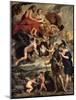 The Medici Cycle: Henri IV Receiving the Portrait of Marie de Medici 1621-25-Peter Paul Rubens-Mounted Giclee Print