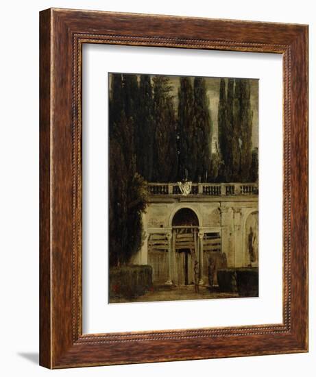 The Medici Gardens in Rome, 1650-1651-Diego Velazquez-Framed Giclee Print