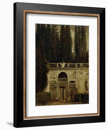 The Medici Gardens in Rome, 1650-1651-Diego Velazquez-Framed Giclee Print