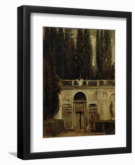 The Medici Gardens in Rome, 1650-1651-Diego Velazquez-Framed Giclee Print