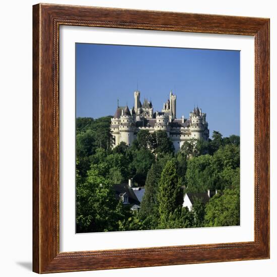 The Medieval Chateau, Pierrefonds, Picardy, France, Europe-Stuart Black-Framed Photographic Print