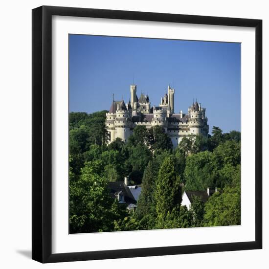 The Medieval Chateau, Pierrefonds, Picardy, France, Europe-Stuart Black-Framed Photographic Print