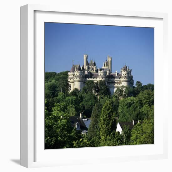 The Medieval Chateau, Pierrefonds, Picardy, France, Europe-Stuart Black-Framed Photographic Print