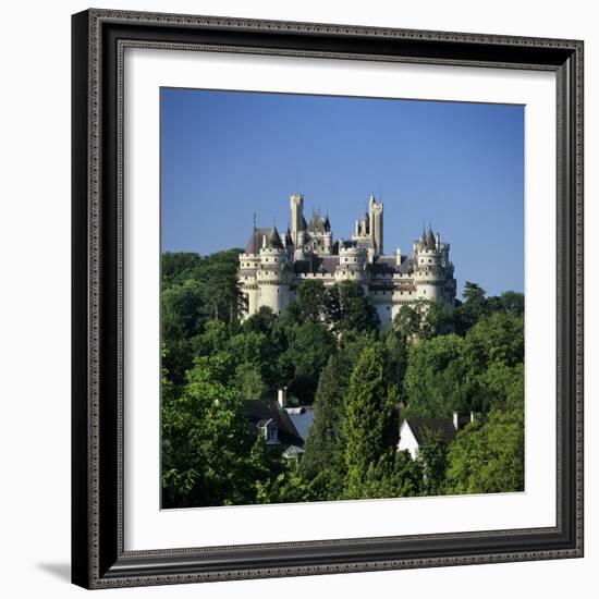 The Medieval Chateau, Pierrefonds, Picardy, France, Europe-Stuart Black-Framed Photographic Print