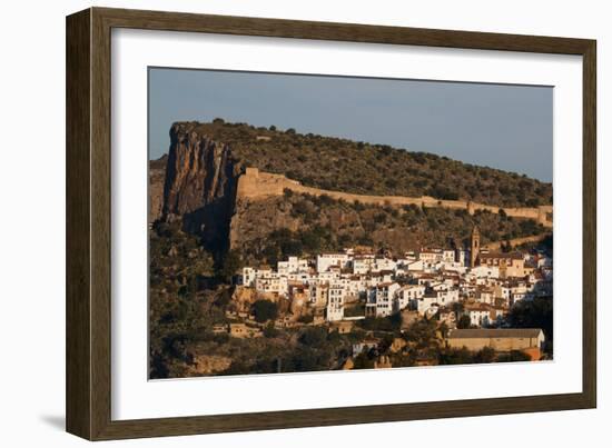 The Medieval City Of Chulilla Spain Underneath The Ruins Of A 13Th Century Moorish Castle-Ben Herndon-Framed Photographic Print