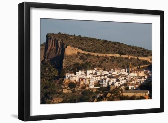 The Medieval City Of Chulilla Spain Underneath The Ruins Of A 13Th Century Moorish Castle-Ben Herndon-Framed Photographic Print