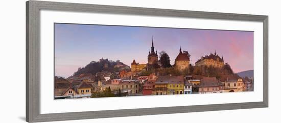 The Medieval Old Town of Sighisoara, Transylvania, Romania-Doug Pearson-Framed Photographic Print