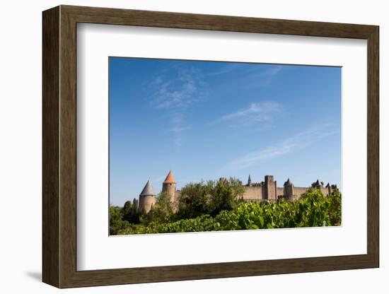 The Medieval Walled Town of Carcassonne, Languedoc-Roussillon, France, Europe-Martin Child-Framed Photographic Print