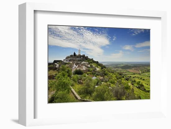 The medieval walled village of Monsaraz. Alentejo, Portugal-Mauricio Abreu-Framed Photographic Print