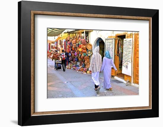 The Medina, Rabat, Morocco, North Africa, Africa-Neil Farrin-Framed Photographic Print