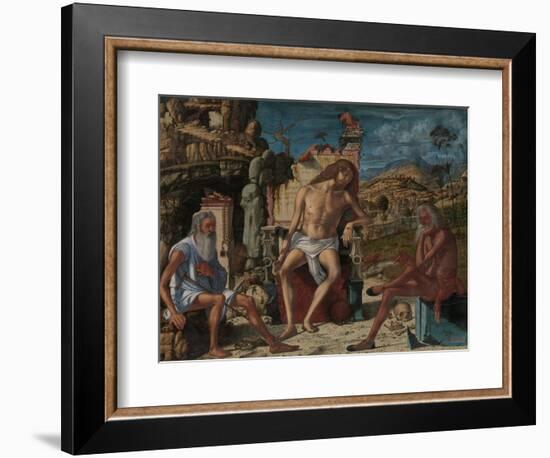 The Meditation on the Passion, c.1490-Vittore Carpaccio-Framed Giclee Print