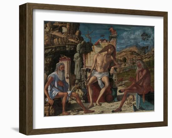 The Meditation on the Passion, c.1490-Vittore Carpaccio-Framed Giclee Print